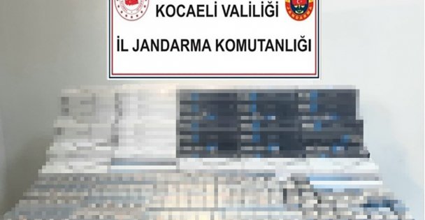 Kocaeli'de Bin 280 Paket Kaçak Sigara Ele Geçirildi