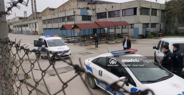 Kocaeli'de faaliyette olmayan alüminyum fabrikasından kablo hırsızlığı