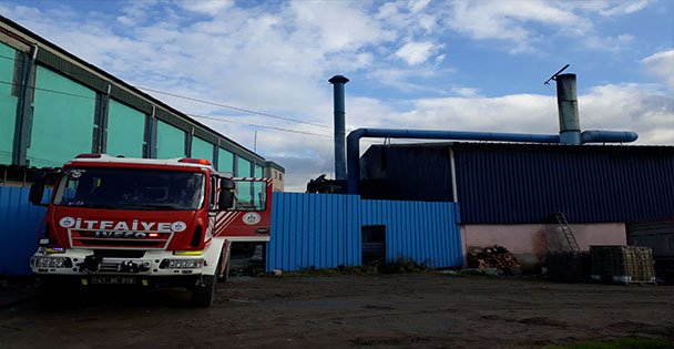 Kocaeli'de fabrika yangını