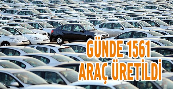 Kocaeli'de günde 1561 araç üretildi