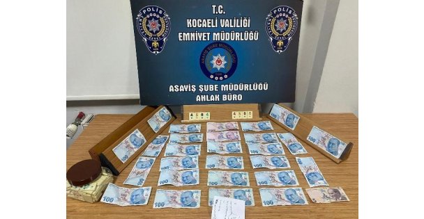 Kocaeli'de Kumar Oynayanlara Baskın