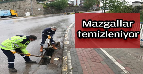 Kocaeli'de mazgallar temizleniyor