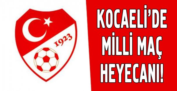 Kocaeli'de Milli Maç Heyecanı