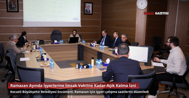 Kocaelide Ramazan Düzenlemesi: İşyerleri İmsaka Kadar Açık Olacak