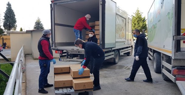 Kocaeli'de sağlık çalışanlarına kahvaltı ikramı