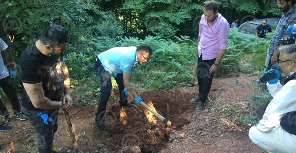 Kocaeli'de toprağa gömülü bulunan ceset