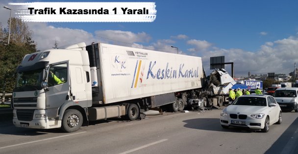 Kocaeli'de Trafik Kazası: 1 Yaralı