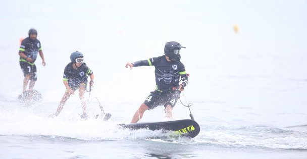 Kocaeli'de Türkiye Su Jeti Ve Flyboard Şampiyonası İle Nefesler Kesildi
