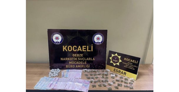 Kocaeli'de uyuşturucu operasyonu: 4 tutuklama