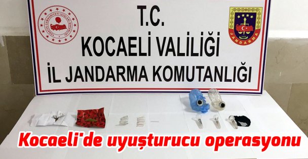 Kocaeli'de uyuşturucu operasyonu