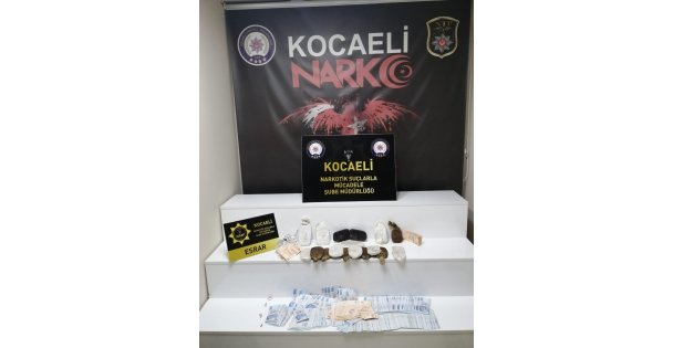 Kocaeli'de uyuşturucu operasyonu