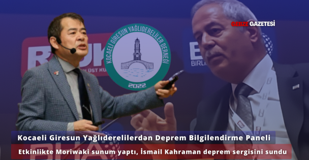 Kocaeli'de Yoshinori Moriwaki Deprem Bilinci Konferansı Verdi