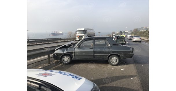 Kocaeli'de zincirleme trafik kazası: 6 yaralı