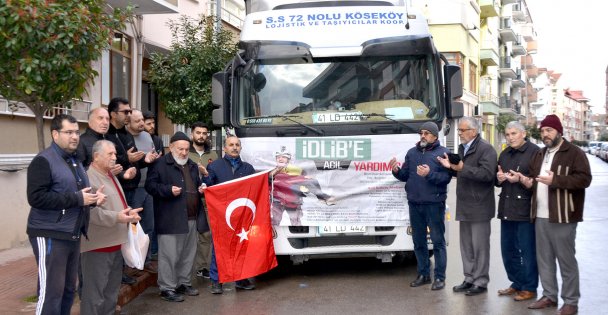 Kocaeli'den İdlib'e yardım
