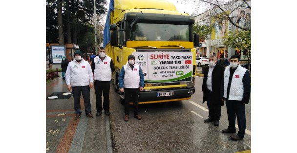 Kocaeli'den Suriye'ye 10 tır yardım malzemesi gönderilecek