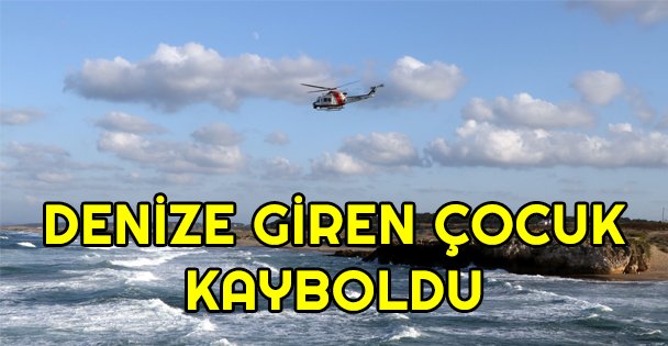 Kocaeli'nde denize giren çocuk kayboldu