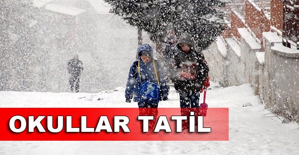 Kocaeli'nde eğitime kar engeli