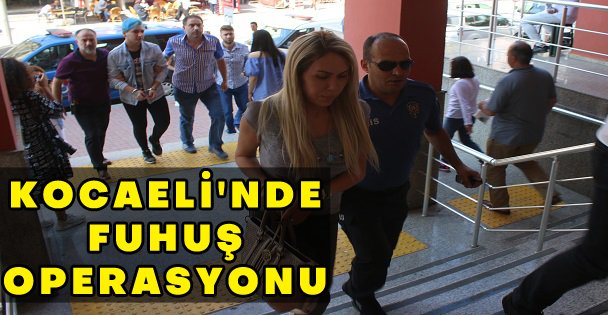Kocaeli'nde fuhuş operasyonu: 2 gözaltı