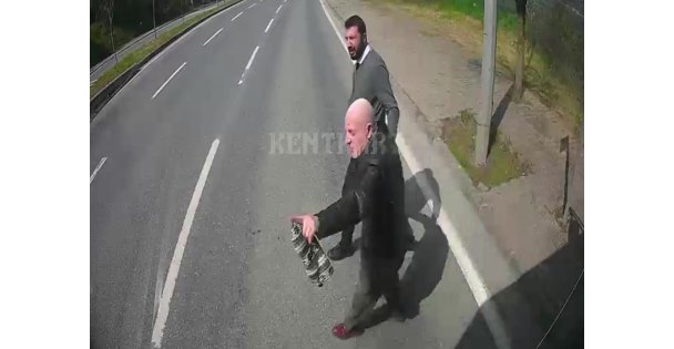 Kocaelinde otobüs şoförünün örnek davranışı kamerada