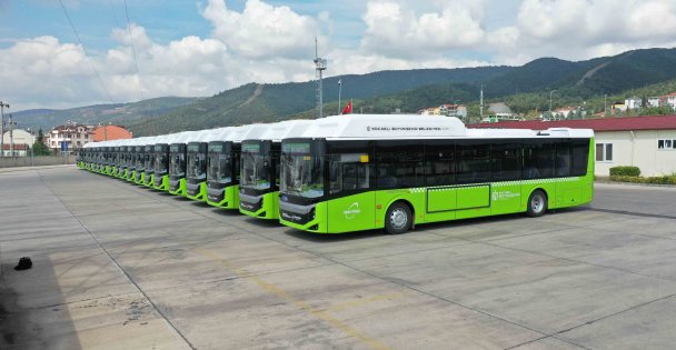 Kocaeli'nin yeni otobüsleri geldi