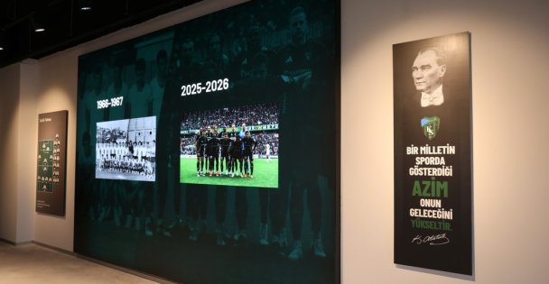 Kocaelisporun hafızası bu müzede yaşatılıyor