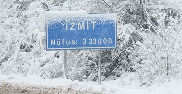 Kocaeli'ye kar geliyor