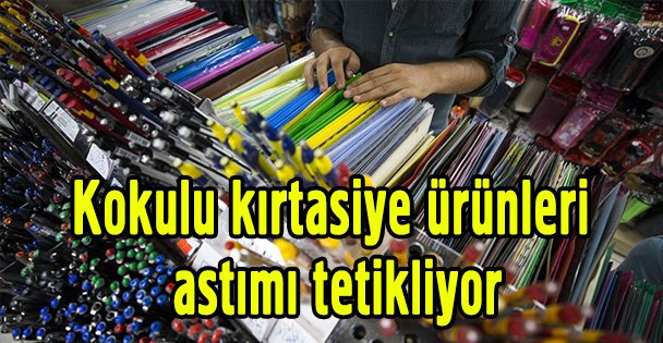 Kokulu kırtasiye ürünleri astımı tetikliyor