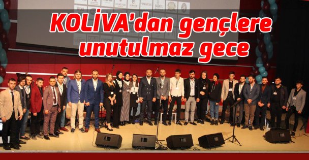 KOLİVA'dan gençlere unutulmaz gece