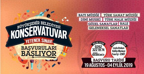 Konservatuar başvuruları başlıyor