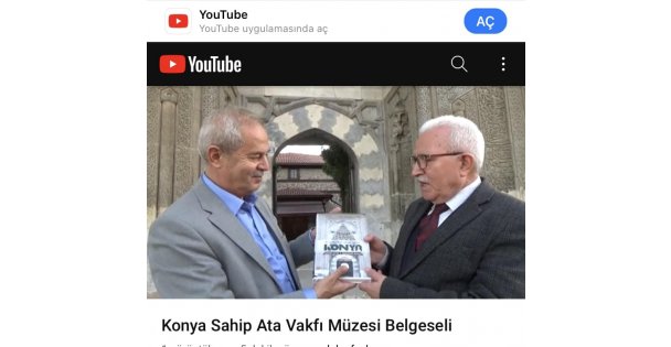 Konya Sahip Ata Vakıf Müzesi Belgeseli