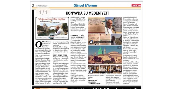 Konya'dan Anamur'a Anadoluda Su Medeniyeti