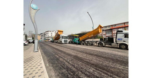 Körfez Mevlana Caddesi'nde Üstyapı Tamamlandı