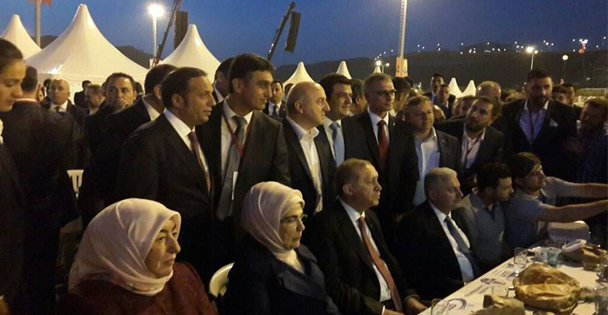 Körfez'de Erdoğan'la iftar keyfi!