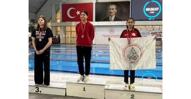 Körfezli genç yüzücüler TDT yüzme elemelerinde bölge birincisi oldu