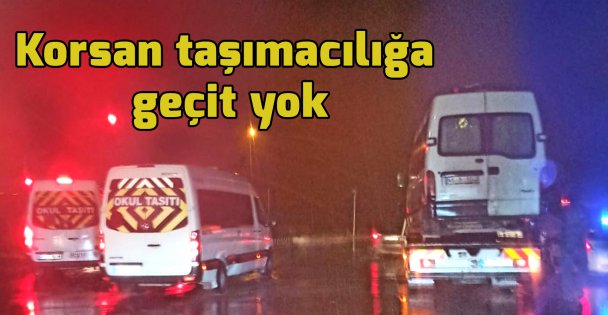 Korsan taşımacılığa Kocaeli'de geçit yok