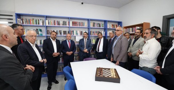 KÖSELER HALK KÜTÜPHANESİ TÖRENLE HİZMETE AÇILDI