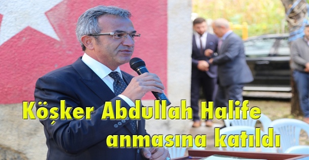 Köşker Abdullah Halife anmasına katıldı