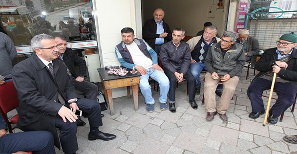 Köşker Mimar Sinan sakinlerini dinledi