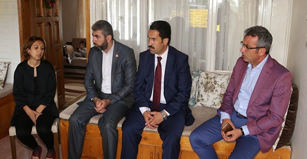 Köşker ve Yaman'dan taziye