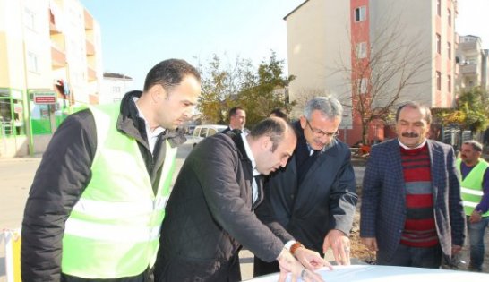 Köşker'den cadde denetimi