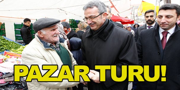 Köşker'den pazar turu