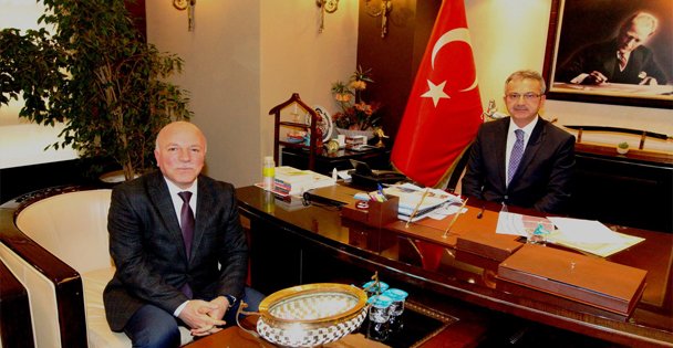 Köşker'e Erzurum'dan Konuk Başkan!