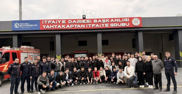 KOÜ öğrencilerine itfaiye teşkilatı tanıtıldı