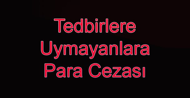 Kovid-19 Tedbirlerine Uymayan 251 Kişiye Para Cezası
