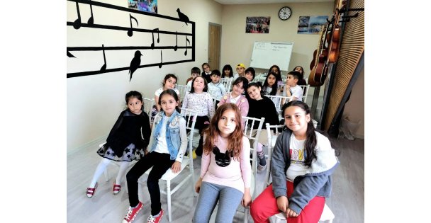 'Köy Çocuk” projesinde çocuklar müzikle büyüyor