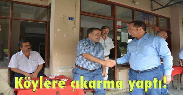 Köylere çıkarma yaptı!