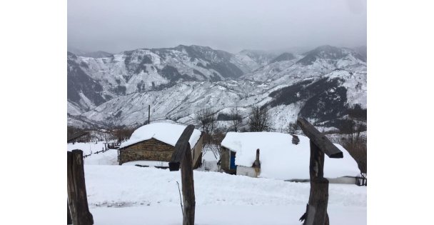 Köyümden Kış Manzaraları İle Karadeniz'e Veda Ediyorum