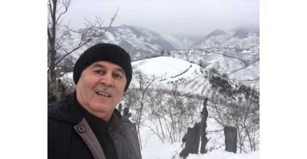 Köyümden kış manzaraları ile Karadeniz'e veda ediyorum