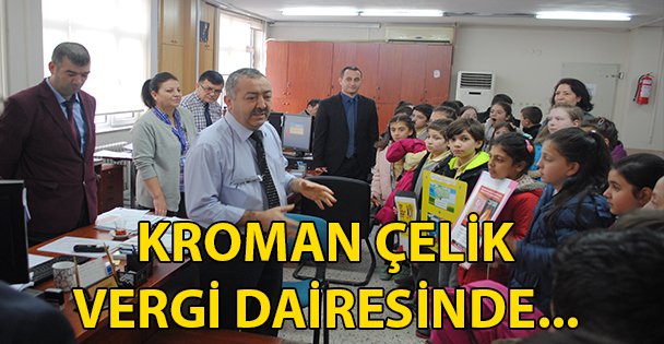 Kroman Çelik, vergi dairesinde