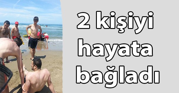 Kurtarma timi 2 kişiyi hayata bağladı